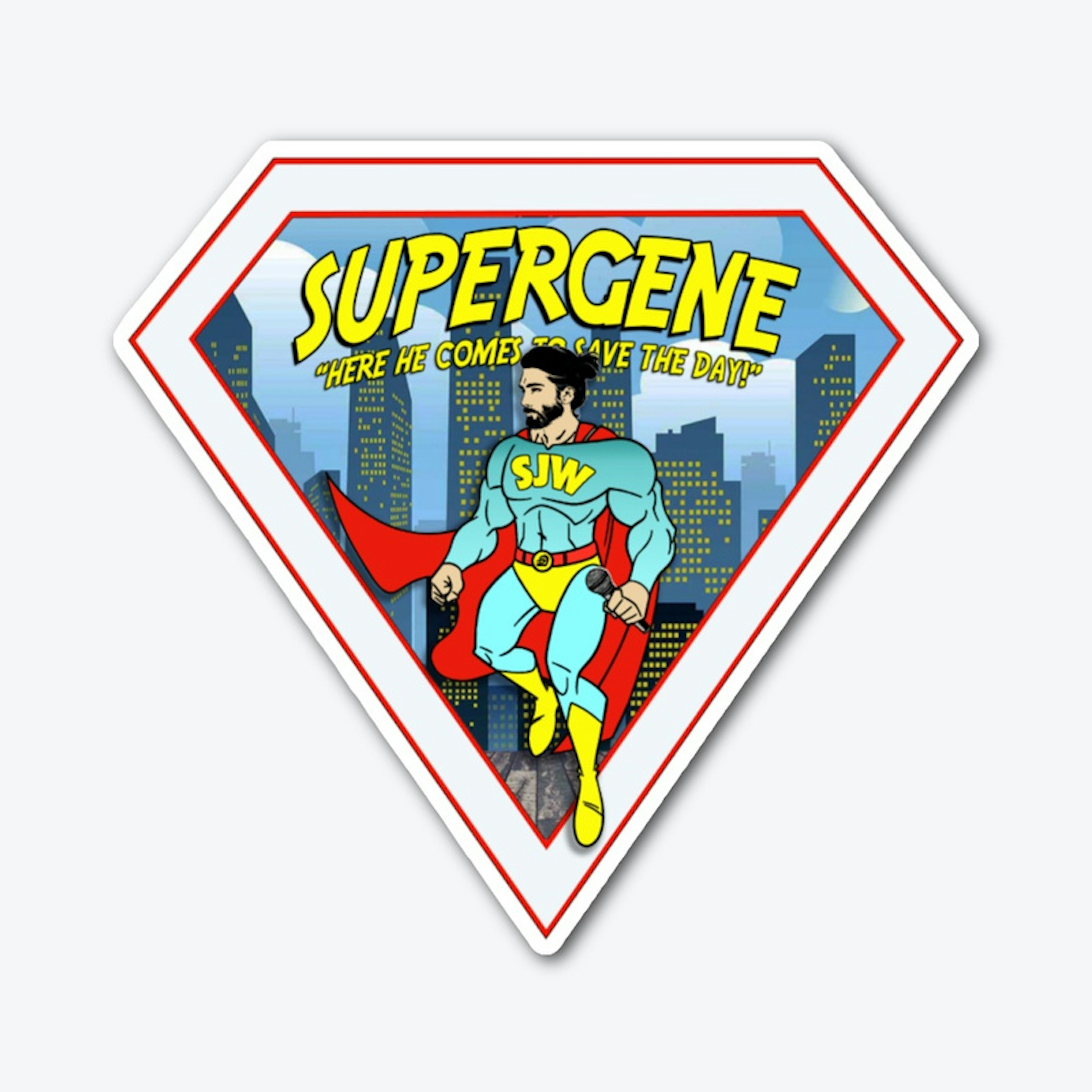 SuperGene Logo Sticker